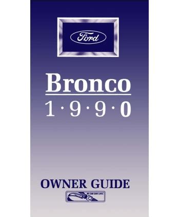 Download Ebook 1990 ford bronco service repair manual software Internet