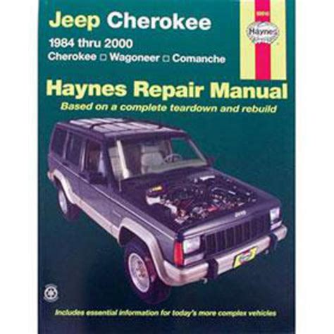 Download Kindle Editon 1992 jeep cherokee xj repair service manual