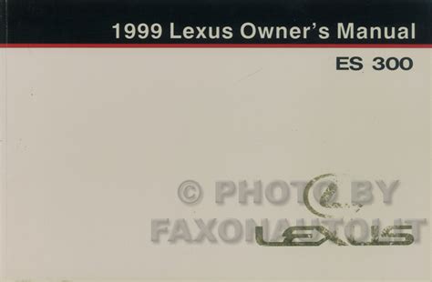 Download PDF Online 1999 lexus es300 service repair manual software