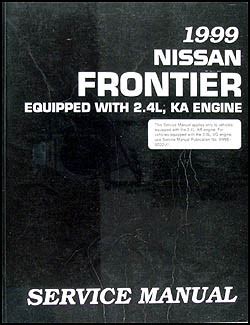 Pdf Download 1999 nissan frontier ka service repair manual download 99