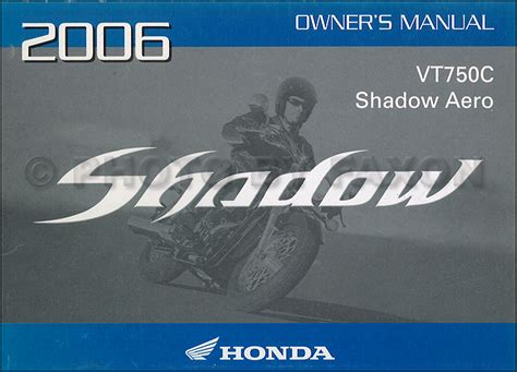 ◀️ Read Online 2006 honda shadow aero 750 owners manual