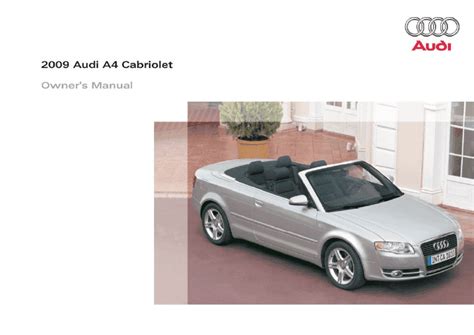 Download AudioBook 2009 audi a4 pdf user manual Kindle Unlimited PDF