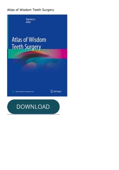 🔥 Read Ebook Atlas of Wisdom Teeth Surgery