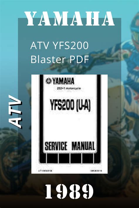 Pdf Download Atv Yamaha Downloadable Service Manuals PDF Google
