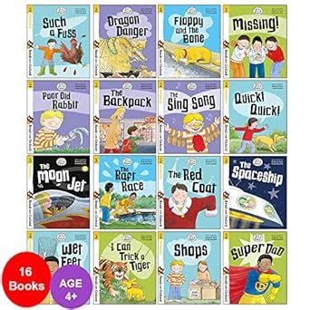 😈 Free Reading Biff, Chip and Kipper Stage 2 Read with Oxford: 4+: 16 Books Collection Set