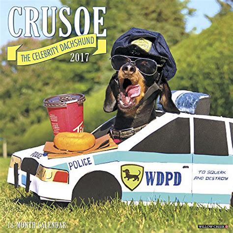 🤑 Free Reading Crusoe the Celebrity Dachshund 2017 Wall Calendar