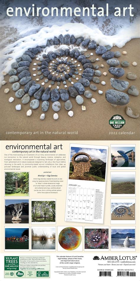 💎 Free Reading Environmental Art 2016 Wall Calendar: Contemporary Art in the Natural World