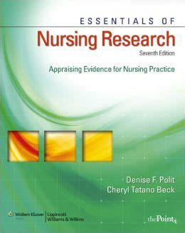 🤯 Read Online Essentials of Nursing Research: Appraising Evidence for Nursing Practice