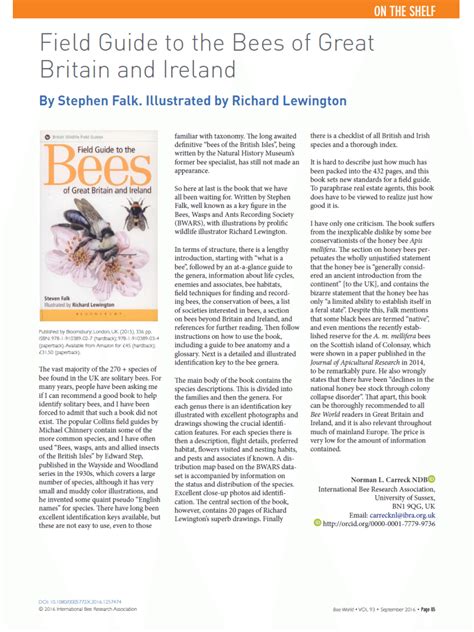 😈 Reading Field Guide to the Bees of Great Britain and Ireland
