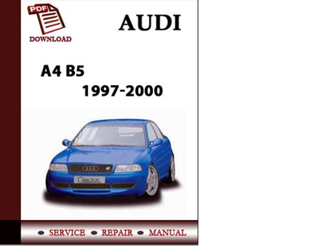 Download Kindle Editon audi b5 1999 workshop service manual repair