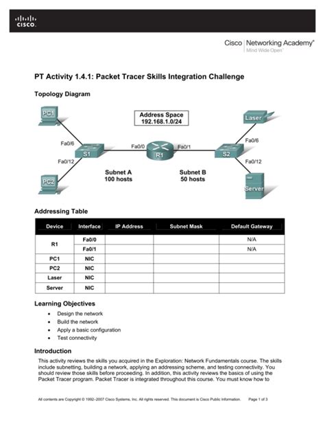 ▶️ Free Reading ccna 3 pt activity 6 1 packet tracer skills integration challenge solution