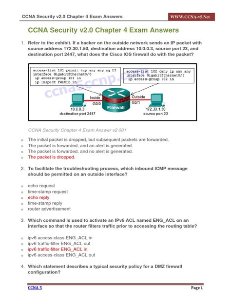 🤯 Read Ebook ccna security chapter 4 answers