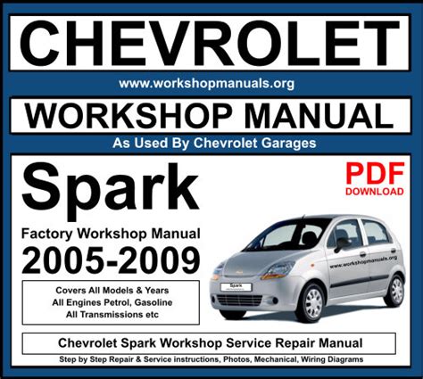 Link Download chevrolet spark 2007 service manual Read E-Book Online