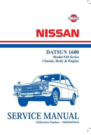 Free Read datsun 1600 workshop manual download Free PDF PDF - The