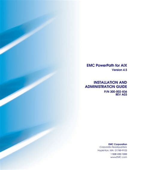 ◀️ Download emc powerpath for aix installation and administration guide