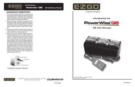 😈 Reading ez go powerwise qe charger repair manual