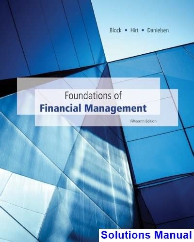🎁 Free Reading foundations of financial management block 15th edition solutions