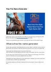 Gemakkelijk 99999 free fire style name height