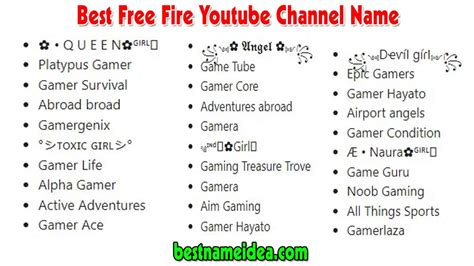 Mod 999999 free fire youtube channel name list