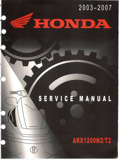 Read Online honda aquatrax arx1200 pwc workshop repair manual download