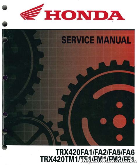 Pdf Download honda trx420 rancher 420 atv full service repair manual