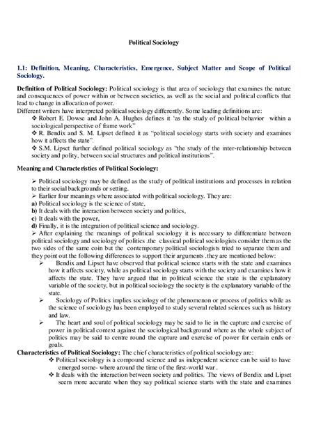 💎 Link Download introduction to political sociology outline