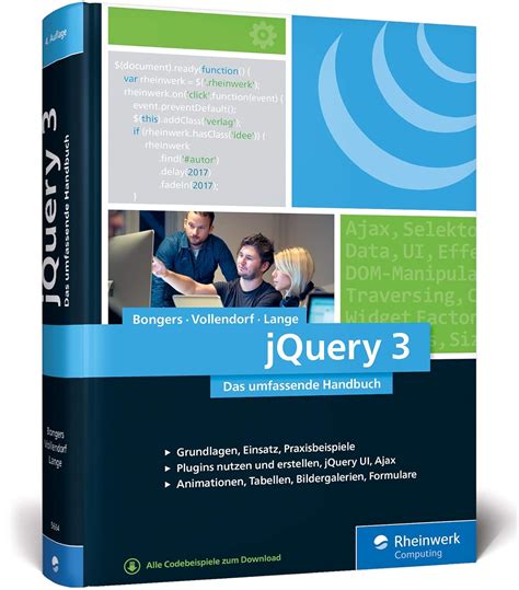 🤯 Reading jQuery 3: Das umfassende Handbuch zum JavaScript-Framework. Inkl. jQuery UI