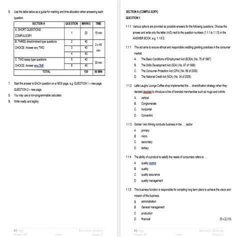 Read Online june memorandum exam business studies grade 12 iBooks PDF