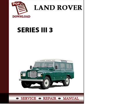 Read Online land rover series 3 workshop manual download Board Book PDF