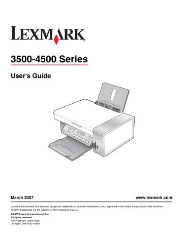 😈 Read Ebook lexmark x4550 user guide