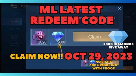 Suplimentar 999 mobile legends redeem code not expired
