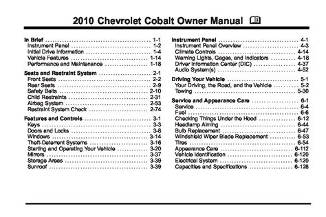 Download AudioBook owners manual on a 2006 chevrolet cobalt PDF PDF