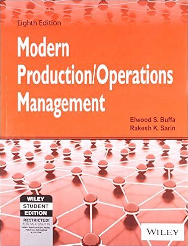 ◀️ Download Audiobook pdf industrial engineering by buffa and sarin