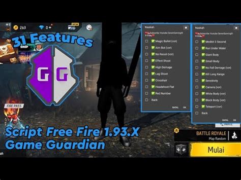 Mod Hack script free fire game guardian terbaru 2020