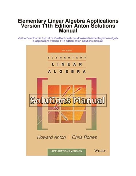 🤯 Read Online solution manual elementary linear algebra stewart