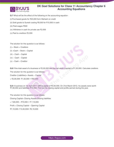 💎 Free Reading solution of accoubt d k goyal class 11