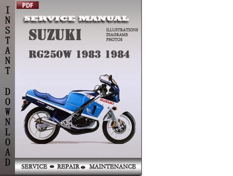 Read suzuki rg250w 1984 factory service repair manual Epub PDF