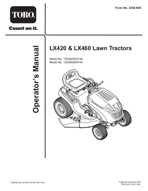 Download toro lx420 lx460 manual PDF - ePub - Mobi PDF - Children of Ruin