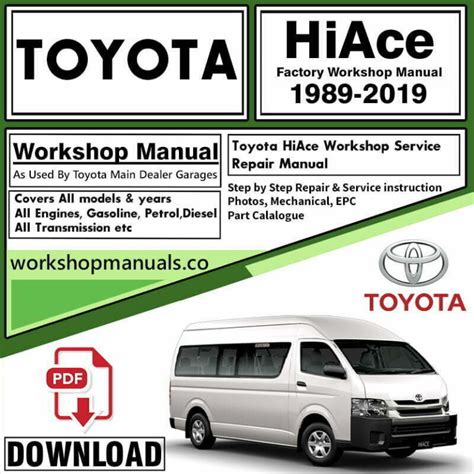 Reading Pdf toyota hiace workshop manual Kindle Unlimited PDF - This Is