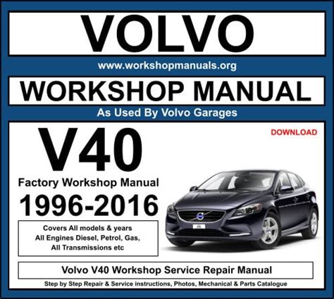 Volvo V40 Manual Free Download