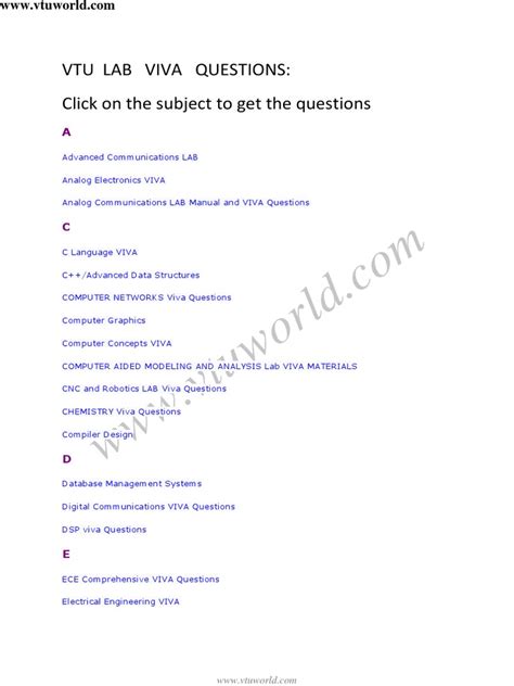 ▶️ Download Ebook vtu hdl lab viva questions and answers